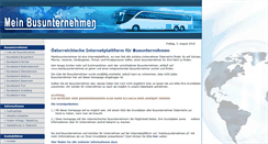 Desktop Screenshot of meinbusunternehmen.at